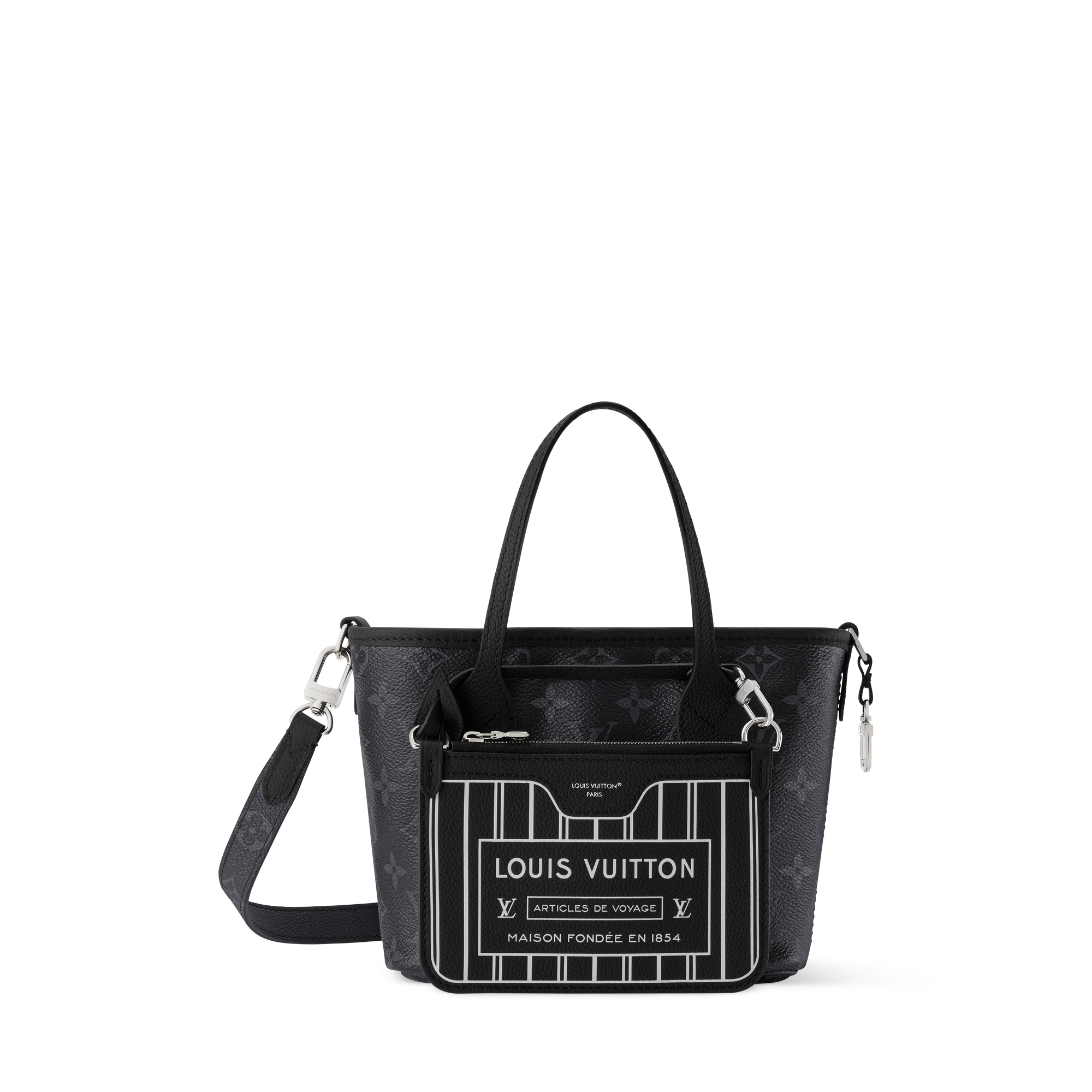 Neverfull Bandoulière Inside Out BB Monogram Eclipse - Women Bags
